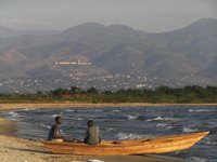 Photo of fishermen at Lake Tanganyika