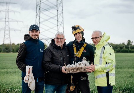 v.l.n.r.: Johannes Hohenegger, Sven Aberle, Richard Zink und Gerhard Christiner. Foto: Niklas Stadler