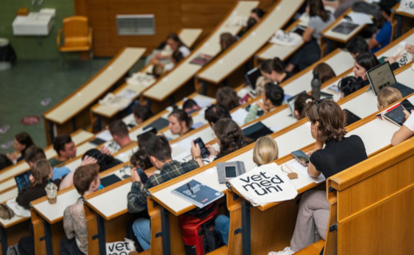 Studierende im Hörsaal