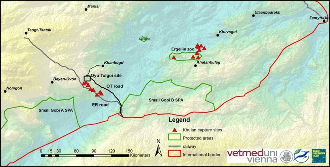 Photo of khulan capture locations