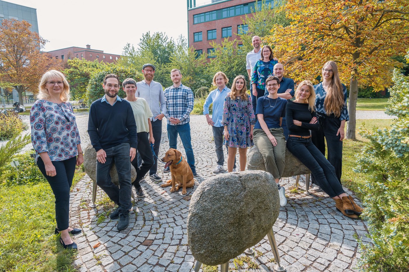 Gruppenfoto der Abteilung Ethik der Mensch-Tier-Beziehung