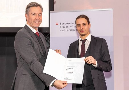 Sektionschef Elmar Pichl (rechts) mit Martin Raigel