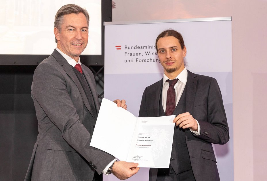 Sektionschef Elmar Pichl (rechts) mit Martin Raigel