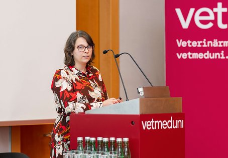Melissa Stas bei der Projektpräsentation