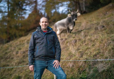 Neben dem Einblick in die Bedürfnisse der almwirtschaftlichen Betriebe in Westösterreich genießt Lorenz Khol auch die Ausblicke, wie hier im Oberinntal in Tirol.