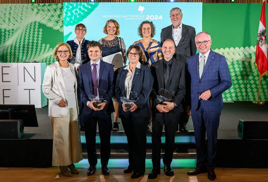 Gruppenfoto Verleihung Wissenschaftspreis