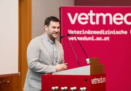 Georg Csukovich präsentiert sein Projekt