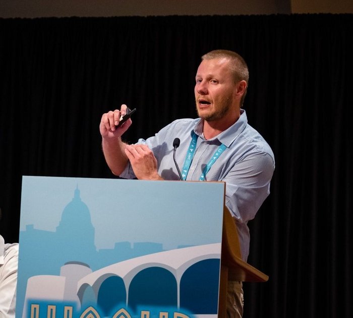 Adnan Hodžić erh&auml;lt den Odile Bain Memorial Preis 2020. Foto: Adnan Hodžić/Vetmeduni Vienna