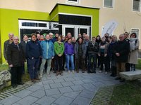 group picture of bird ringers