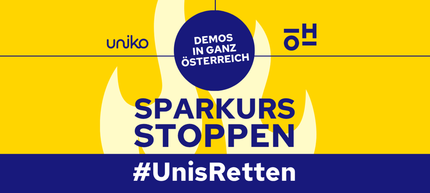 Banner für Demo "Sparkus stoppen"