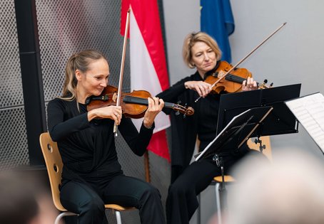 Streichquartett bei Preisverleihung