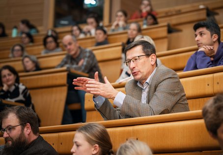 Publikum im Hörsaal
