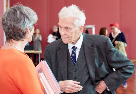 Ernst Brandl im Gespr&auml;ch mit Petra Winter