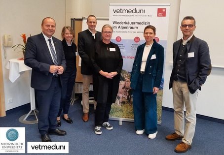 v.l.n.r.: Josef Geisler, Birgit Hochenegger-Stoirer, Johannes Lorenz Khol, Martina Marchetti-Deschmann, Patrizia Stoitzner und Matthias Gauly