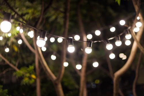 Lichter im Garten
