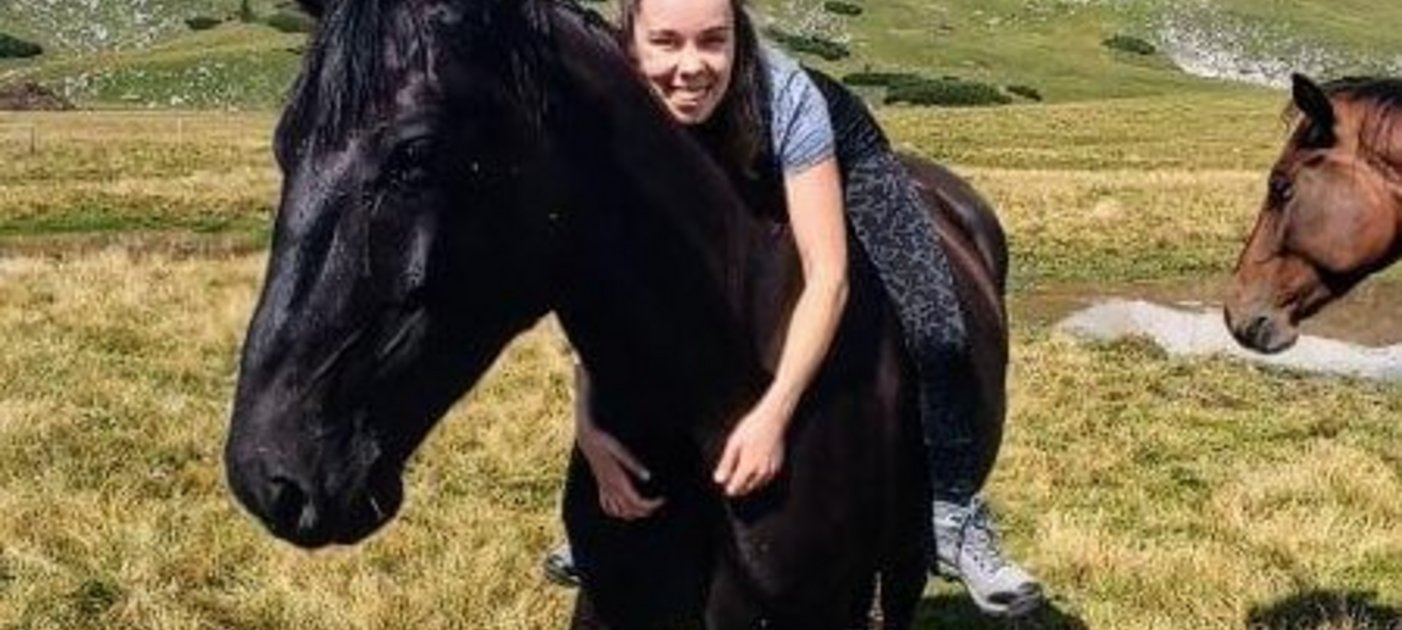 Angelika Sparer und ihr Pferd Finley