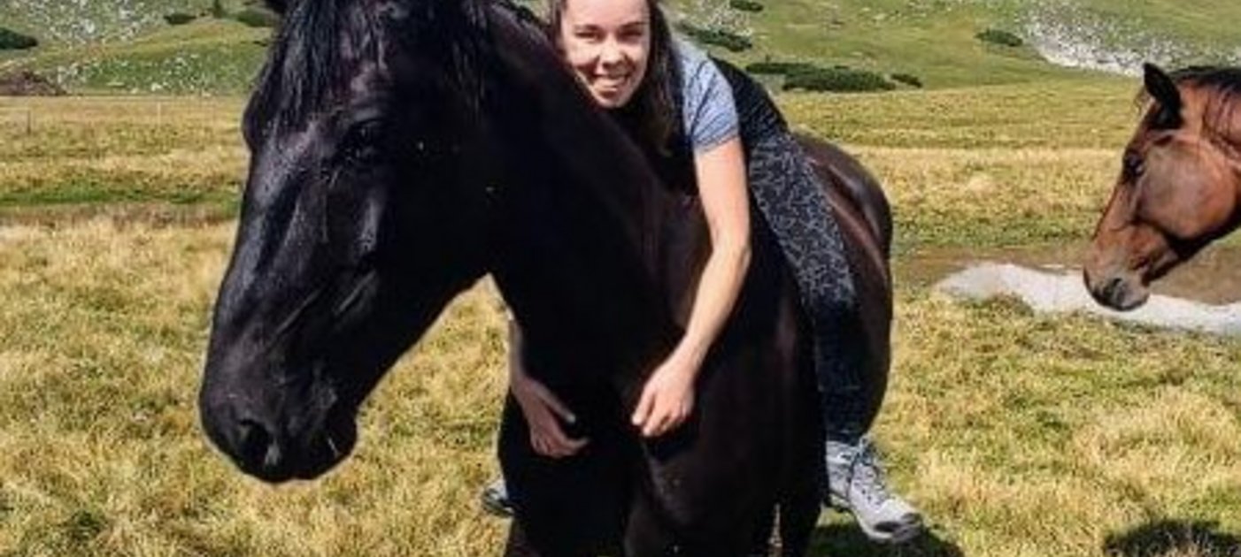 Angelika Sparer und ihr Pferd Finley