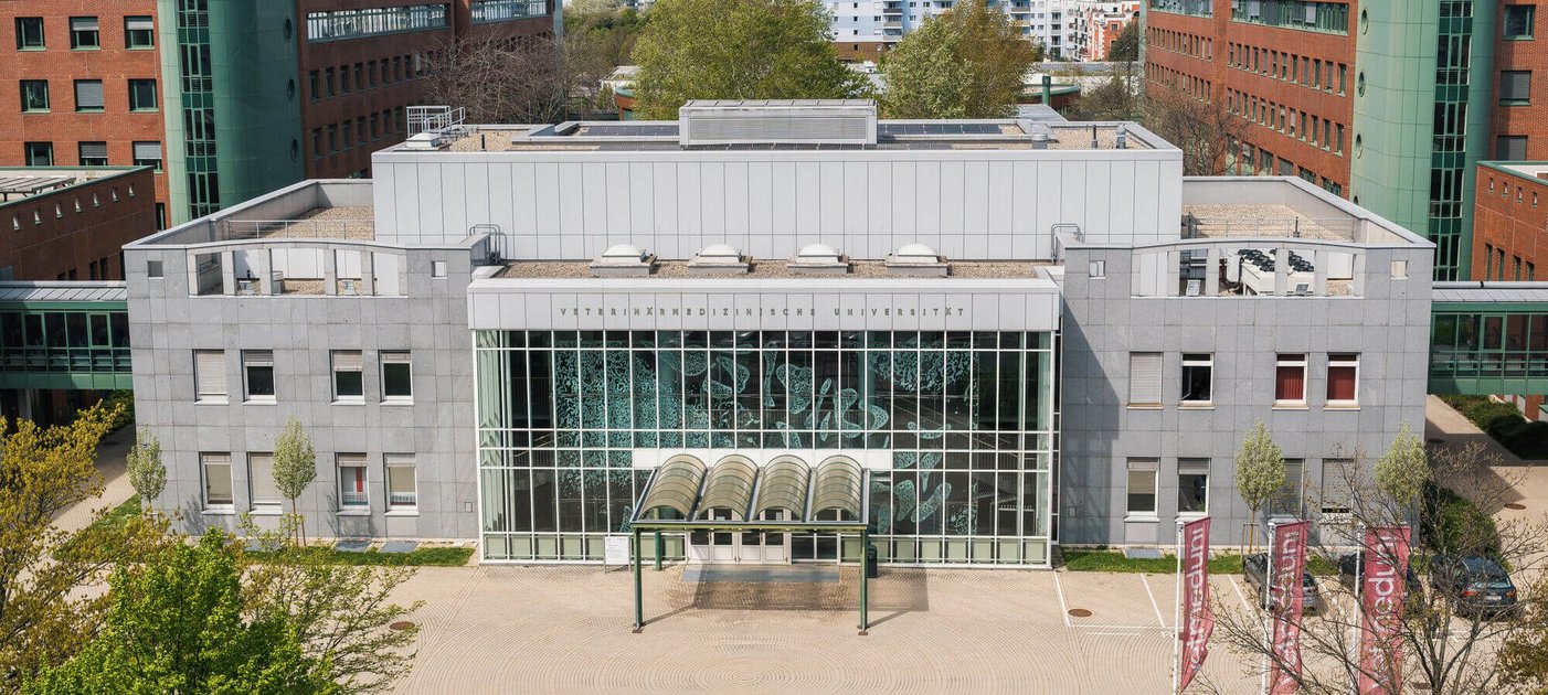 Vetmeduni Gebäude aus der Vogelperspektive