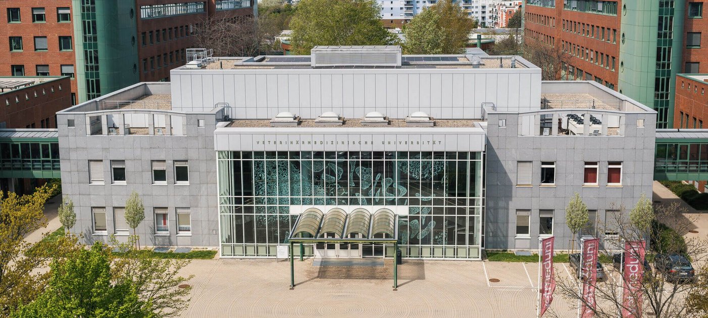 Vetmeduni Gebäude aus der Vogelperspektive