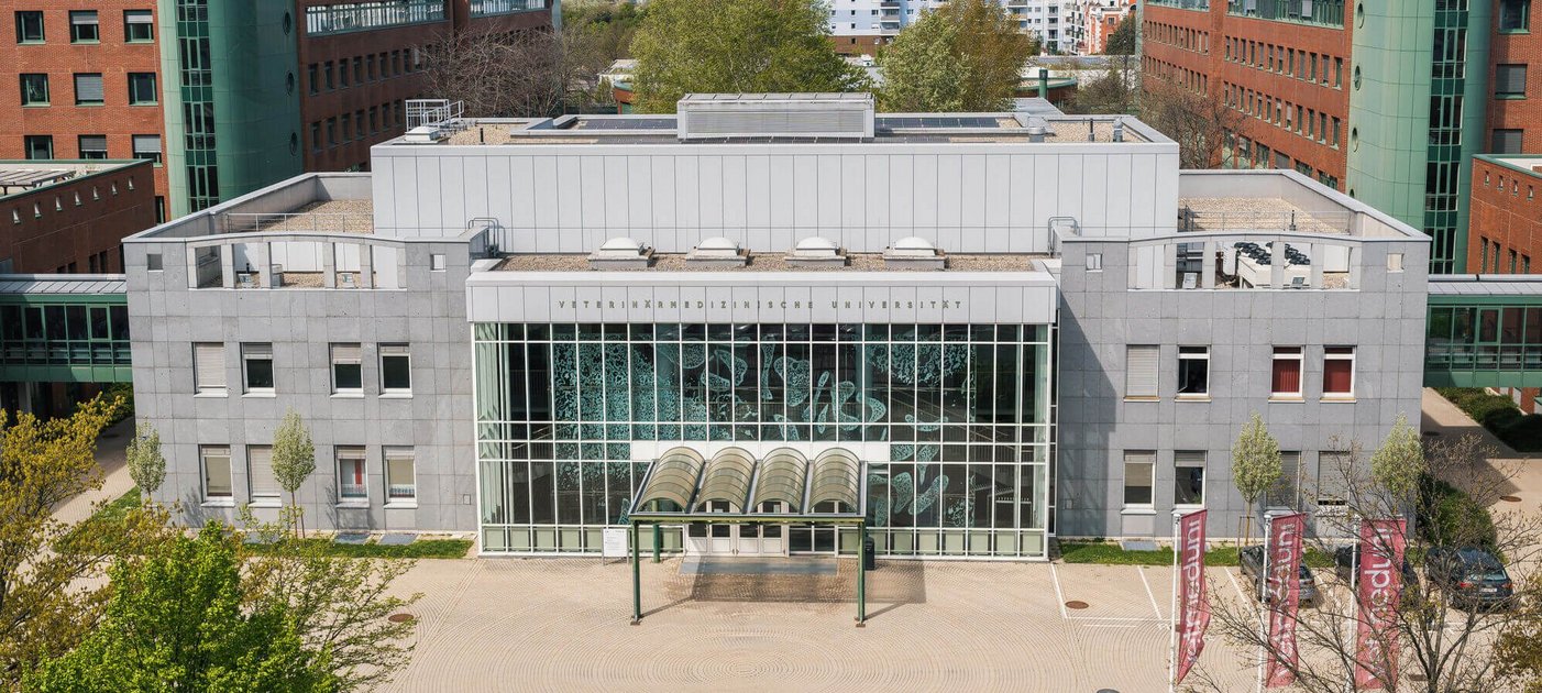 Vetmeduni Gebäude aus der Vogelperspektive