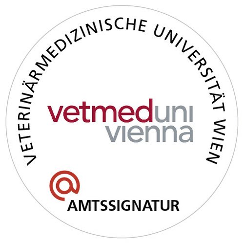 Amtssignatur-Bildmarke der Vetmeduni Vienna