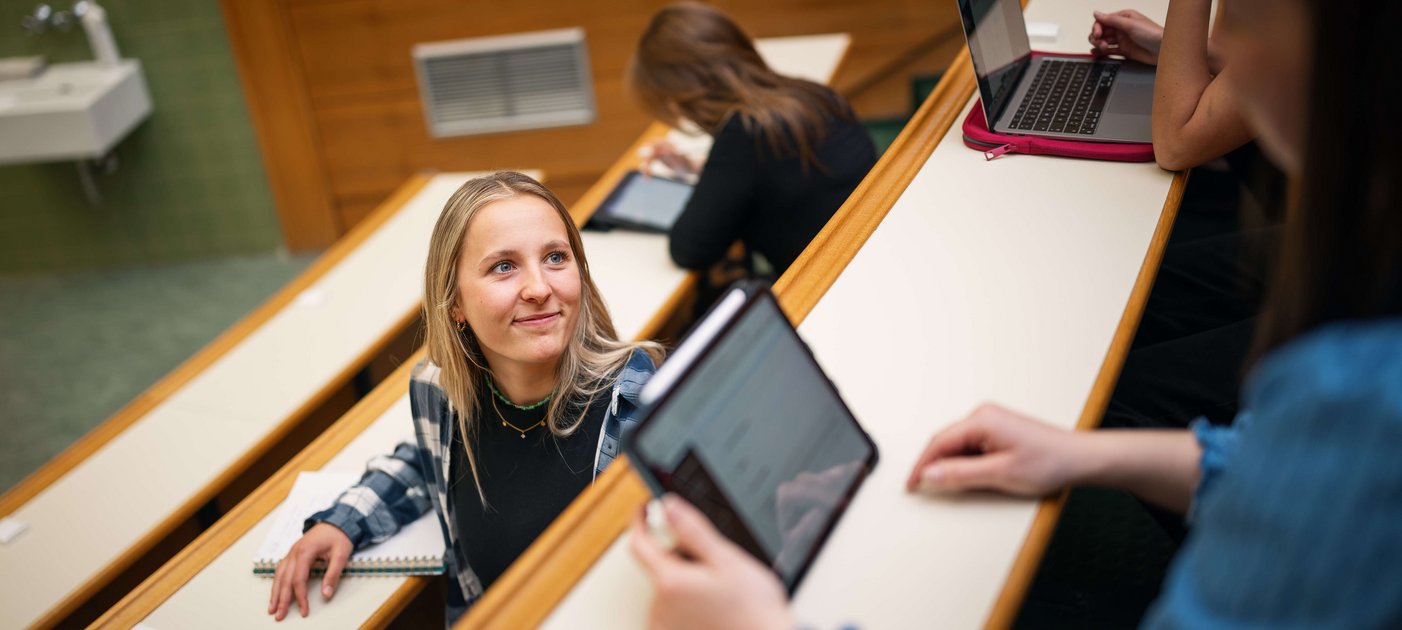 Studierende im Hörsaal