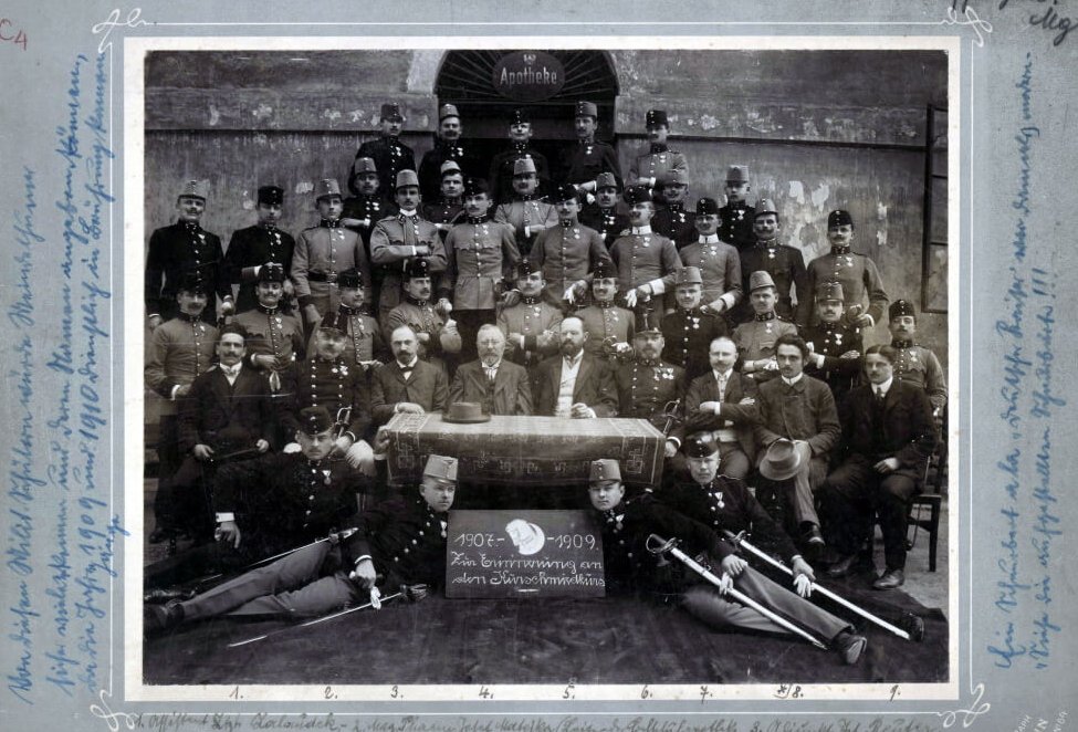 Teilnehmer des Kurschmiede-Kurs 1907-1909