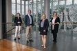 Gruppenfoto Rektorat #1: v.l.n.r. Birgit Hochenegger-Stoirer, Matthias Gauly, Barbara Bockstahler, Martina Marchetti-Deschmann