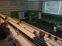 TdoT 2014 103  Tag der offenen Tür am Campus der Veterinärmedizinischen Universität Wien am 24. Mai 2014. Im Bild: Vortrag von Franziska Palm zu den Themen "Pferde-Geburt".