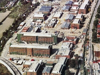 Neuer Campus Bauphase Luftbild 1995 Kopie  Luftbild vom neuen Campus in der Bauphase, genaues Aufnahmedatum unbekannt